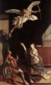 Santos Cecilia Valerianus y Tiburtius pintor barroco Orazio Gentileschi